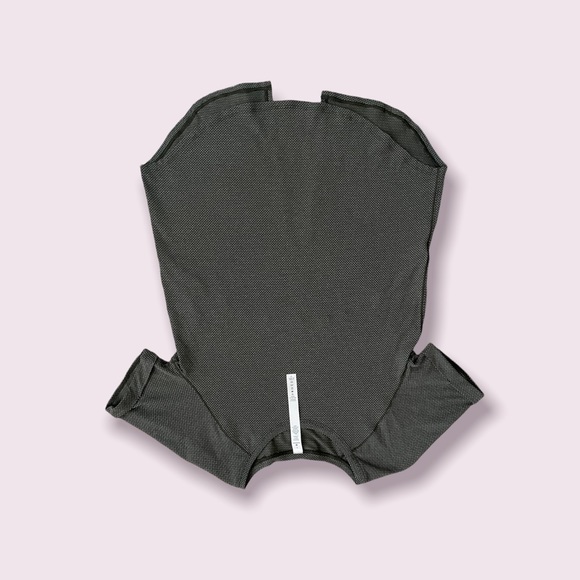 NWOT Lululemon Open Up Tie Back Tee Heathered Camo Green - Picture 2 of 6